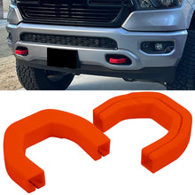 Load image into Gallery viewer, 2Pcs Trailer Tow Hooks Covers Tow Hook Sleeve Professional Silicone Receiver Covers for Dodge RAM 1500 2019-2024 Part Accessory
