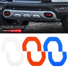 Load image into Gallery viewer, 2Pcs Trailer Tow Hooks Covers Tow Hook Sleeve Professional Silicone Receiver Covers for Dodge RAM 1500 2019-2024 Part Accessory
