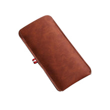 Load image into Gallery viewer, Classic Glasses Storage Bag Elegant Leather Eyewear Pouch Lightweight Protective Case with Soft Interior Eyewear Organizer Holder
