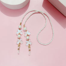 Load image into Gallery viewer, Colorful Sunglass Chain Reading Glasses Lanyard Strap with Beads and Butterfly Anti-loss Chain for Glasses and Mask Holder
