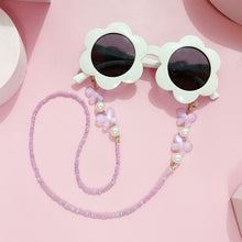 Load image into Gallery viewer, Colorful Sunglass Chain Reading Glasses Lanyard Strap with Beads and Butterfly Anti-loss Chain for Glasses and Mask Holder
