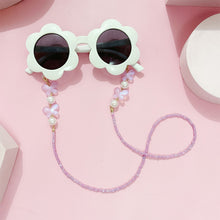 Load image into Gallery viewer, Colorful Sunglass Chain Reading Glasses Lanyard Strap with Beads and Butterfly Anti-loss Chain for Glasses and Mask Holder

