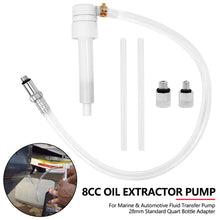 Load image into Gallery viewer, 8CC Oil Extractor Pump Brake Fluid Change Kit for Marine &amp; Automotive Fluid Transfer Pump 28mm Standard Quart Bottle Adapter
