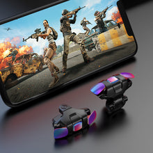 Load image into Gallery viewer, 1Pair Metal Iridescent Button Game Controller Grips King Chicken 3rd Gen Physical Auxiliary Grips for PUBG Arena Breakout CrossFire
