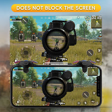Load image into Gallery viewer, 1Pair Metal Iridescent Button Game Controller Grips King Chicken 3rd Gen Physical Auxiliary Grips for PUBG Arena Breakout CrossFire
