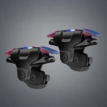 Load image into Gallery viewer, 1Pair Metal Iridescent Button Game Controller Grips King Chicken 3rd Gen Physical Auxiliary Grips for PUBG Arena Breakout CrossFire
