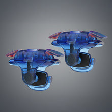 Load image into Gallery viewer, 1Pair Metal Iridescent Button Game Controller Grips King Chicken 3rd Gen Physical Auxiliary Grips for PUBG Arena Breakout CrossFire
