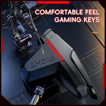 Load image into Gallery viewer, 1Pair 4-Finger Linkage PUBG Game Controller Physical Auxiliary Grips for Peace Elite Arena Breakout Compatible with 6-14MM Phones

