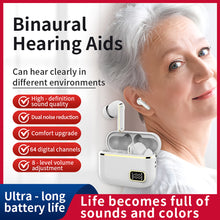 Load image into Gallery viewer, Smart Bluetooth Headphones Hearing Aids In-Ear Sound Amplifier Long Battery Life Sound Collector for Elderly with Severe Hearing Loss
