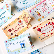 Load image into Gallery viewer, 10Pcs Kids Christmas Reward Tear Scratch Card Self-adhesive Stickers Tear Off Card Xmas Stickers DIY Children's Redemption Vouchers

