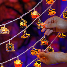 Load image into Gallery viewer, 1.5m 10LED Halloween Party Led Light String Pumpkin Ghost Witch Halloween Party Happy Halloween Party Decor For Home
