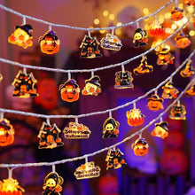 Load image into Gallery viewer, 1.5m 10LED Halloween Party Led Light String Pumpkin Ghost Witch Halloween Party Happy Halloween Party Decor For Home
