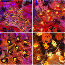 Load image into Gallery viewer, 1.5m 10LED Halloween Party Led Light String Pumpkin Ghost Witch Halloween Party Happy Halloween Party Decor For Home
