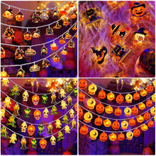 Load image into Gallery viewer, 1.5m 10LED Halloween Party Led Light String Pumpkin Ghost Witch Halloween Party Happy Halloween Party Decor For Home
