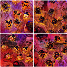 Load image into Gallery viewer, 1.5m 10LED Halloween Party Led Light String Pumpkin Ghost Witch Halloween Party Happy Halloween Party Decor For Home
