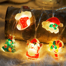 Load image into Gallery viewer, 1.5/3/6m LED Christmas Decoration String Light Santa Claus Christmas Trees Battery USB Copper Wire Lighting for Home Decor

