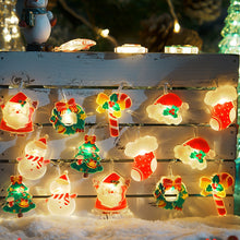 Load image into Gallery viewer, 1.5/3/6m LED Christmas Decoration String Light Santa Claus Christmas Trees Battery USB Copper Wire Lighting for Home Decor
