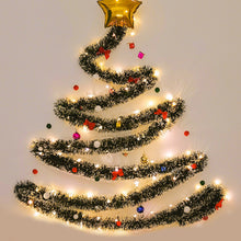 Load image into Gallery viewer, 2/3/5m Christmas Leaves LED Light Wall Decoration String Lights Battery Wedding Holiday Home Party Garden Decor Lights
