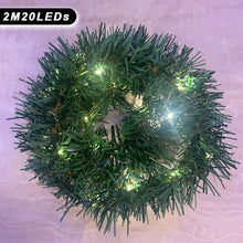 Load image into Gallery viewer, 2/3/5m Christmas Leaves LED Light Wall Decoration String Lights Battery Wedding Holiday Home Party Garden Decor Lights
