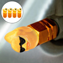 Load image into Gallery viewer, 4Pcs Universal Luminous Duck Shape Dustproof Tire Wheel Stem Valve Caps for Motorcycle Car Auto Bike Car Styling Tunning
