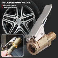 Load image into Gallery viewer, Car Valve Clip 8mm Air Pump Chuck Clip Car Truck Tyre Tire Inflator Pump Valve Connector Car Open Brass Auto Repair Tool
