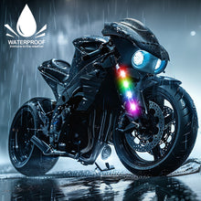 Load image into Gallery viewer, Motorcycle Flash Strobe LED Light Wireless Remote Control RGB Anti-collision Warning Lamp Waterproof For Car Bike
