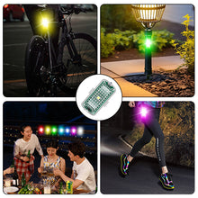 Load image into Gallery viewer, Motorcycle Flash Strobe LED Light Wireless Remote Control RGB Anti-collision Warning Lamp Waterproof For Car Bike
