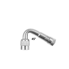 Load image into Gallery viewer, 45/90/135 Degree Angle Brass Motorcycle Bent Valve Adaptor Tyre Tube Valve Extension Adapter for Car Truck Motorcycle Cycling Accessories
