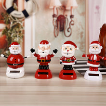 Load image into Gallery viewer, Solar Powered Automatic Swinging Dancing Christmas Doll Toy Car Interior Decorations Styling Home Decoration
