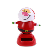 Load image into Gallery viewer, Solar Powered Automatic Swinging Dancing Christmas Doll Toy Car Interior Decorations Styling Home Decoration
