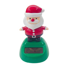 Load image into Gallery viewer, Solar Powered Automatic Swinging Dancing Christmas Doll Toy Car Interior Decorations Styling Home Decoration
