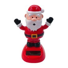 Load image into Gallery viewer, Solar Powered Automatic Swinging Dancing Christmas Doll Toy Car Interior Decorations Styling Home Decoration
