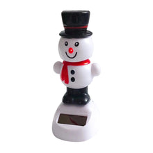 Load image into Gallery viewer, Solar Powered Automatic Swinging Dancing Christmas Doll Toy Car Interior Decorations Styling Home Decoration
