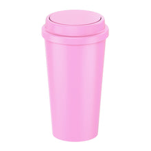 Load image into Gallery viewer, Portable Car Trash Can with Pop-up Lid Round Garbage Bin Auto Interior Waste Storage Cup Holder Trash Container
