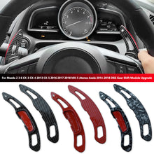 Load image into Gallery viewer, Pair Car Steering Wheel Paddle Shifters Shift Paddle For Mazda Atenza 2014-2021 Axela 2014-2019 CX-4 2016-2021 MX-5 2016-2019 DSG Gear Shift Module Upgrade
