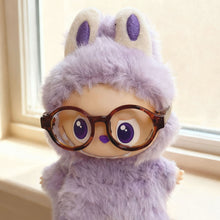 Load image into Gallery viewer, For Labubu 4.0 Glasses 4.5cm Cute Plastic Glasses for 10.5cm Labubu Dolls Toy Glasses Accessories
