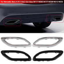 Load image into Gallery viewer, Car Exhaust Tip Cover Trims Replacement Muffler Pipe Cover for Mercedes‑Benz A B C E GLC CLS‑Class W117 W205 W177 W238 W213 W253
