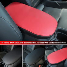 Load image into Gallery viewer, PU Leather Car Armrest Box Center Console Organizer Lid Cover for Toyota RAV4 XA50 2019-2024 Protective Accessory Anti-Scratch Interior Decor
