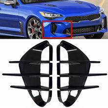 Load image into Gallery viewer, 2Pcs Car Front/Rea Bumper Side Vent &amp; Grill Blade Trim for KIA Stinger 2017-2024 Bumper Canard Winglets Exterior Car Accessories
