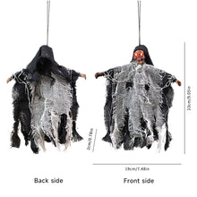 Load image into Gallery viewer, Halloween Hanging Ghost Glow with Scary Laughter Skulls Skeleton Adjustable Arm Ghostr Spooky Secret Room Bar Horror Decorations Props
