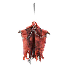 Load image into Gallery viewer, Halloween Hanging Ghost Glow with Scary Laughter Skulls Skeleton Adjustable Arm Ghostr Spooky Secret Room Bar Horror Decorations Props
