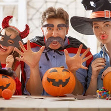 Load image into Gallery viewer, Halloween Simulation Fake Beard Eyebrows Santa Claus Beard Long Hair Black Big Beard Party One Beard Dress Up
