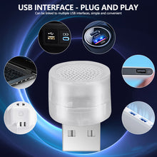 Load image into Gallery viewer, USB Car Interior Ambient Atmosphere Light LED Signal Lights Auto Reading Lamp Decoration

