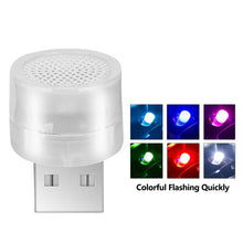 Load image into Gallery viewer, USB Car Interior Ambient Atmosphere Light LED Signal Lights Auto Reading Lamp Decoration
