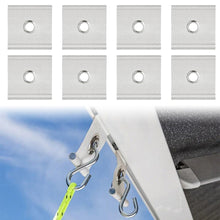 Load image into Gallery viewer, 1/6/8/10/12Pcs RV Camping Awning Hooks for 5/6mm-7/8mm Pipe Eyelet Hangers Camper Trailer Canopy Caravan Hanger Rail Mount Accessory
