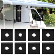 Load image into Gallery viewer, 1/6/8/10/12Pcs RV Camping Awning Hooks for 5/6mm-7/8mm Pipe Eyelet Hangers Camper Trailer Canopy Caravan Hanger Rail Mount Accessory

