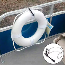 Load image into Gallery viewer, 304 Stainless Steel Lifebuoy Bracket Horseshoe Ring Holder for Boats Yachts Marine Grade Hardware Adjustable Life Preserver Mount
