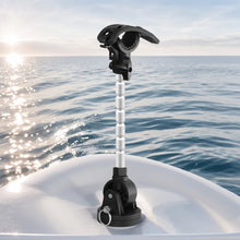 Load image into Gallery viewer, Trolling Motor Stabilizer Mount Motor Bracket Adjustable Stabilizer Vibration System for Minn Kota Terrova/Riptide Ulterra/Riptide Power Drive MKA-60
