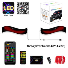 Load image into Gallery viewer, 2Pcs Devil Eyes Light Bluetooth APP Control with Car Charger DIY Programmable Flexible LED Display Scrolling Sign Light for Car Truck Windshield
