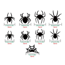 Load image into Gallery viewer, Halloween 3D LED Bat Spider Decor Wall Window Atmosphere Scene Setter Bat Spider LED Scary Halloween Party Wall Decoration
